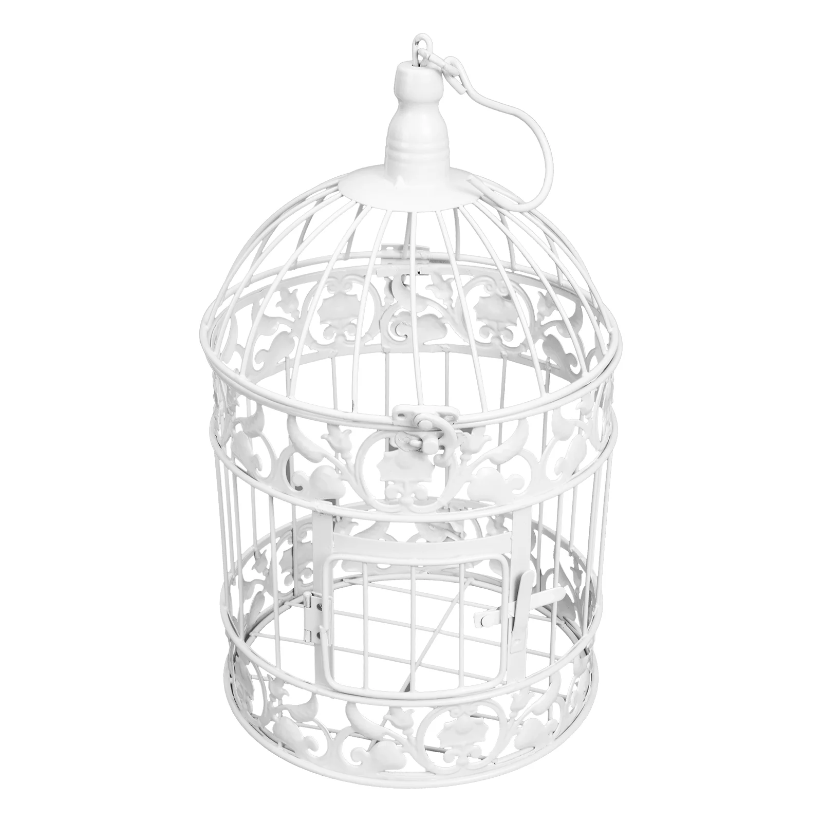 

Birdcage Decoration Rustic Home Iron Craft Metal Flower Cages Wrought Ornament Desktop Adorn