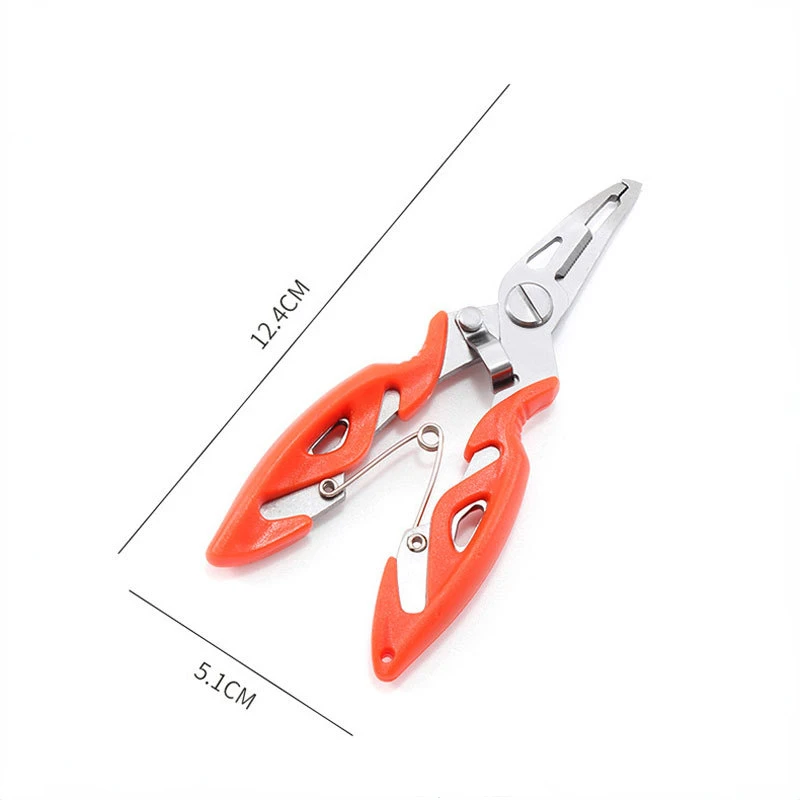 New Cutting Fish Use Tongs Multifunction Scissors Fishing Plier Scissor Braid Line Lure Cutter Hook Remover Fishing Tackle Tool