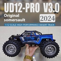 1/12 2024 Ud1201pro V3 Brushless High-Speed 80km/H Remote Control Short Card Rc Car Off Road 4x4  Adult Rc Car Toy