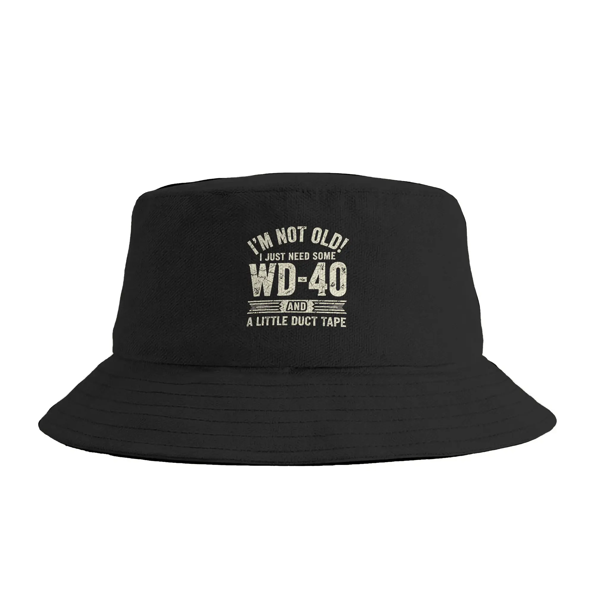 Im Not Old I Just Need Some Funny Wd 40 Bucket Hat  Streetwear Fisherman Caps For Men Women Classic Hunting Sun Hats Graphic Cap