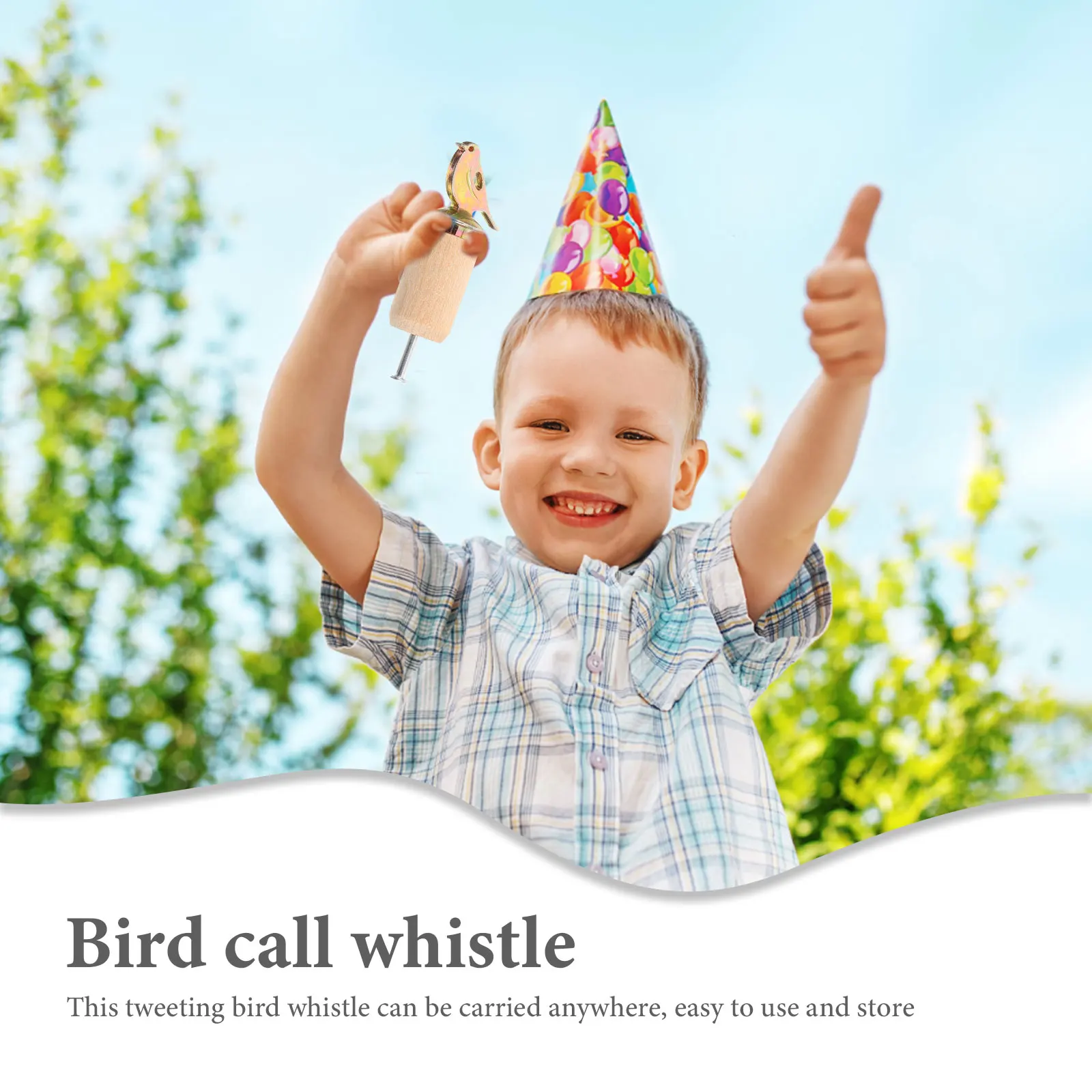 

Funny Bird Call Whistle Lightweight Metal Tweeting Bird Caller for Practice and Fun Birds Chirping Sounds Whistle Toy