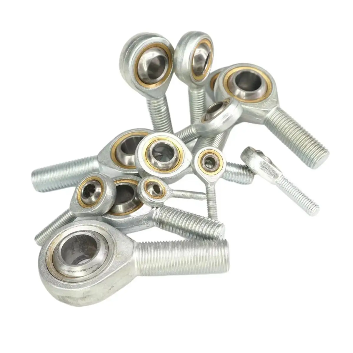 Left Hand /Right Hand Thread Fit Size 3/4/5/6/8/10/12mm Thread M3 M4 M5 M6 M8 M10 M12 Male Bearing Steel Rod End Joint Bearing