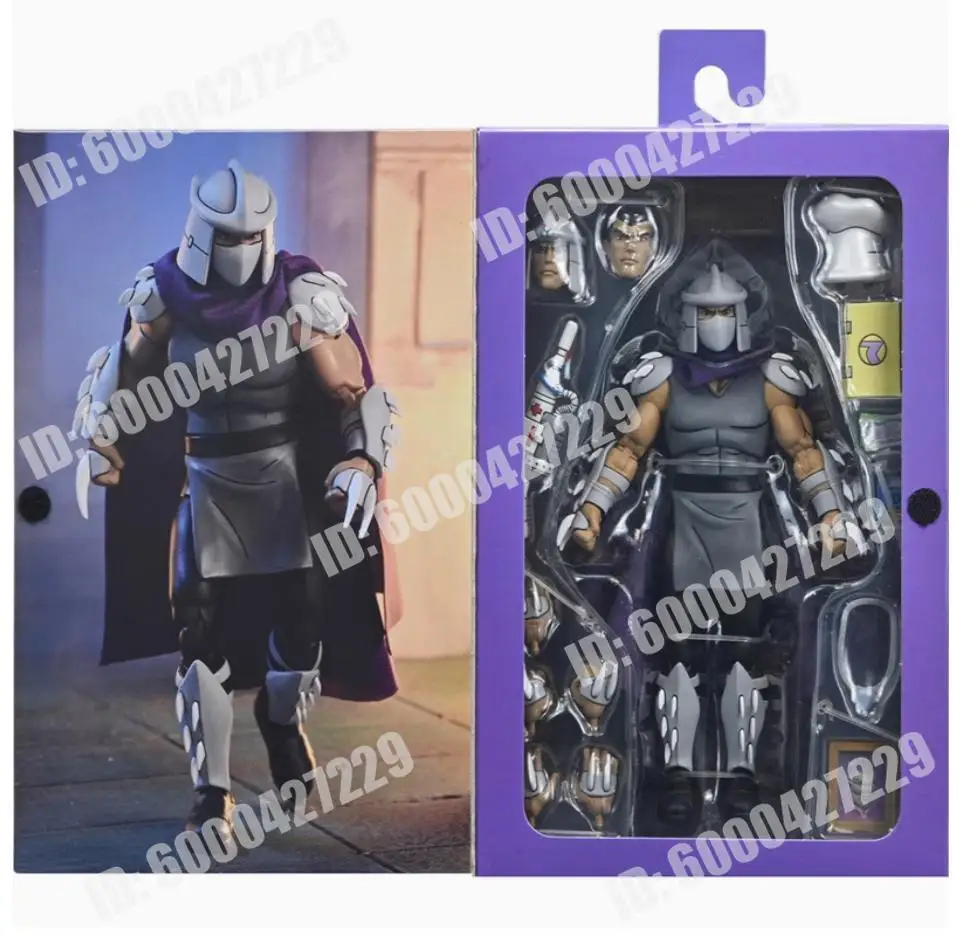 

Original NECA TMNT Cartoon Series Ultimate Shredder Anime Action Figure Figurine Model Toys Gifts