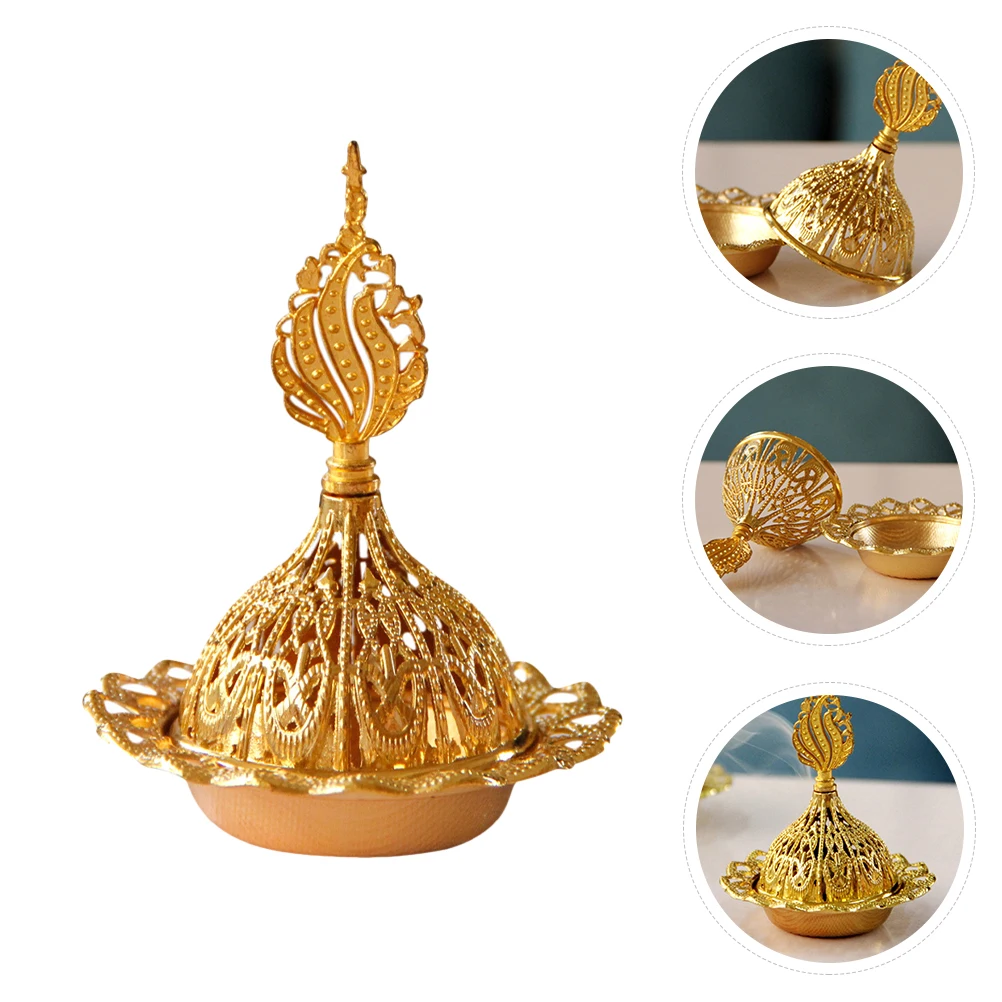 

1Pcs Creative Censer Adornment Compact Stable Design Space Saving Home Office Incense Burner Exquisite Desktop Decor Indoor