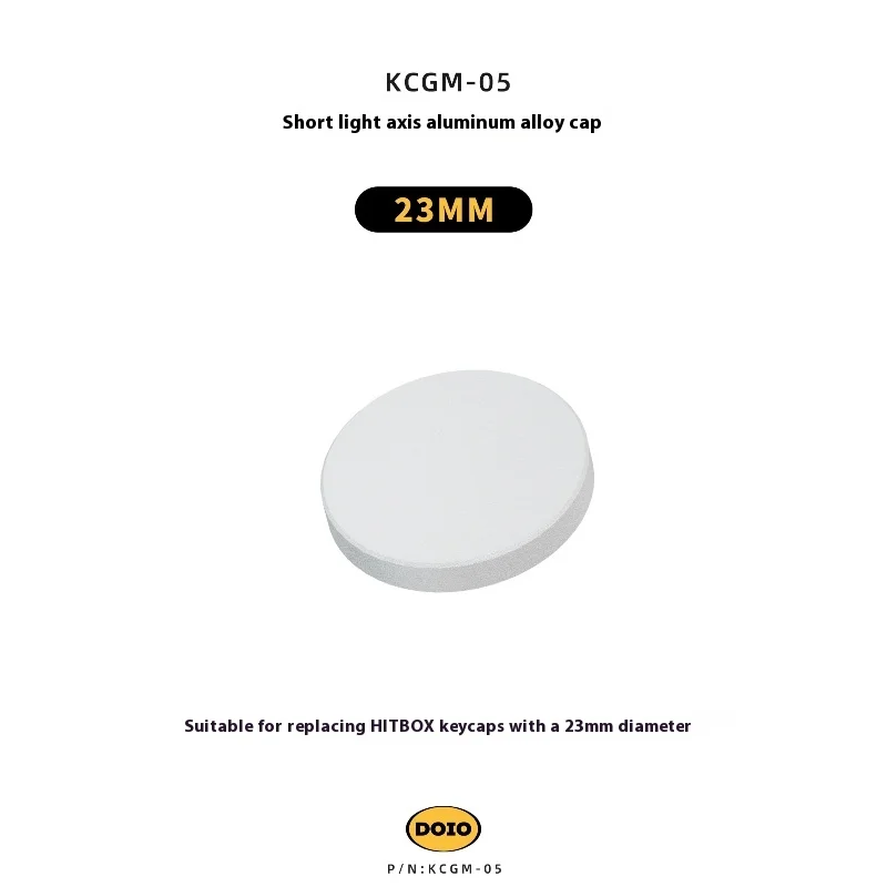 DOIO HITBOX KCGM-05 23/26MM Keycap Aluminum Alloy Replace Keycaps for DOIO Hitbox H03 H04 H05 H06 H06m/pro H07A/B/C H08B/C/D