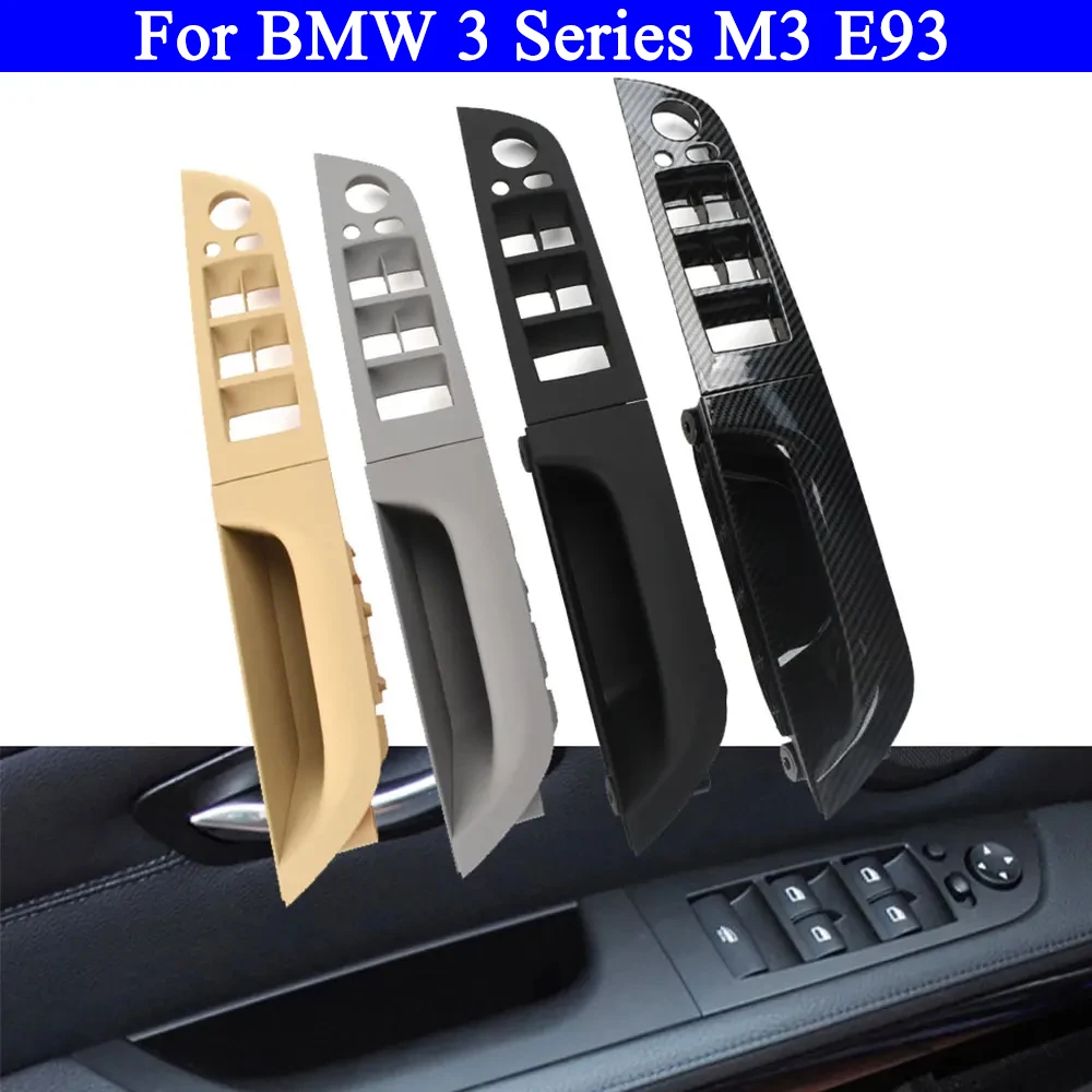 E93 Master Armrest Cover Window Lift Control Switch Panel Door Handle Assembly Kit For BMW 3 Series M3 320i 330i 335i 2007-2014