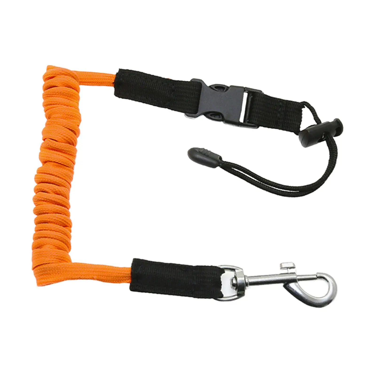 Lanière de maintien de pagaie de Kayak extensible, Clip à boucle en métal pour accessoires de bateau de canoë, planches à pagaie de Rafting