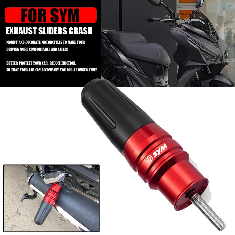 

Falling Protection Aluminum For SYM CRUISYM 250 300 400 ADX ADXTG400 Accessories Crash Protector Motorcycle Exhaust Slider