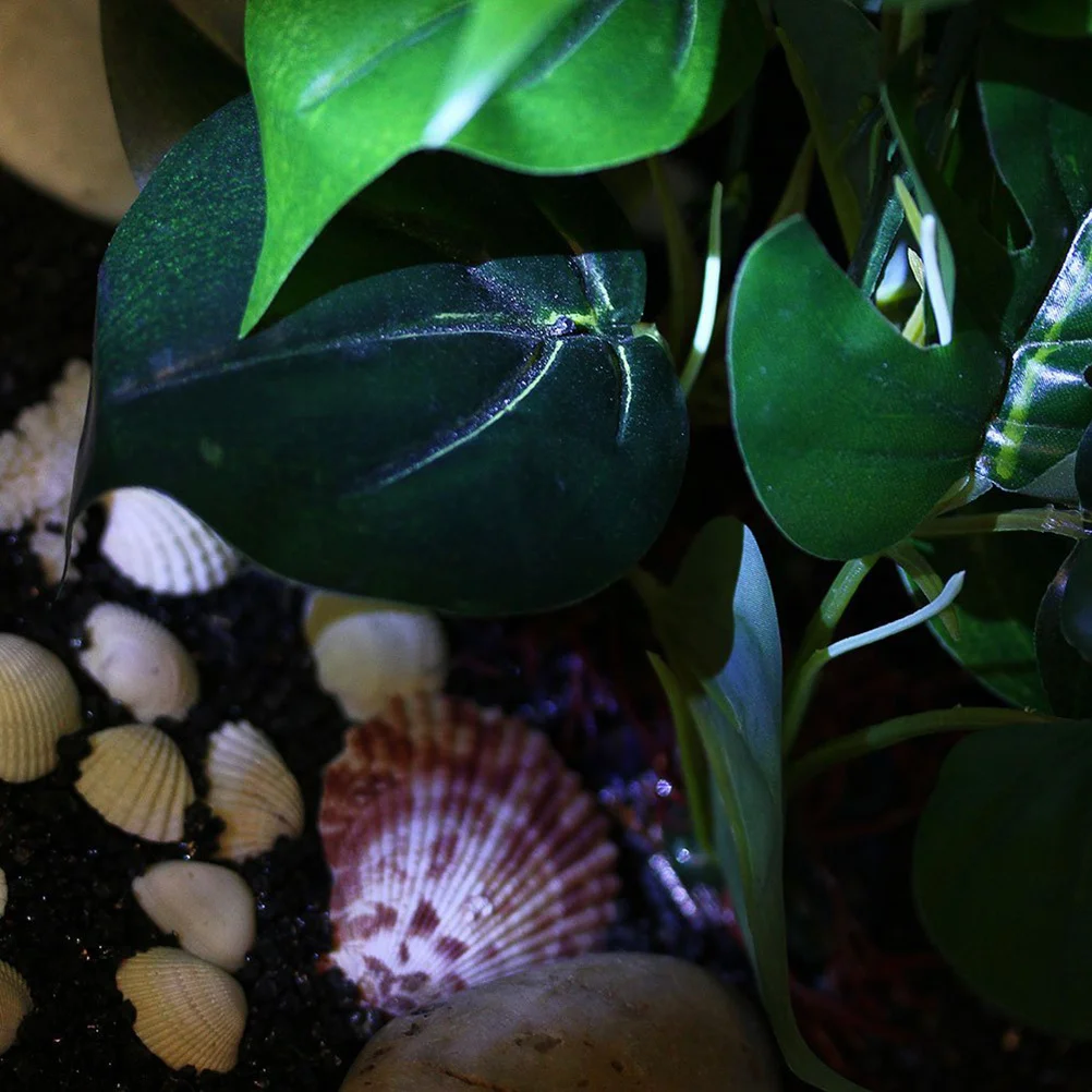 

Premium Realistic Fake Aquarium Plants Green Plastic Underwater Grass Leaves for Fish Tank Decor Fresh Or Salt Water Safe