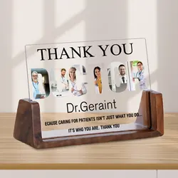 Custom Doctor Photo Collage Frame Doctor Retirement Gift Medical Student Graduation Picture Frame Personalized Thank You Gifts