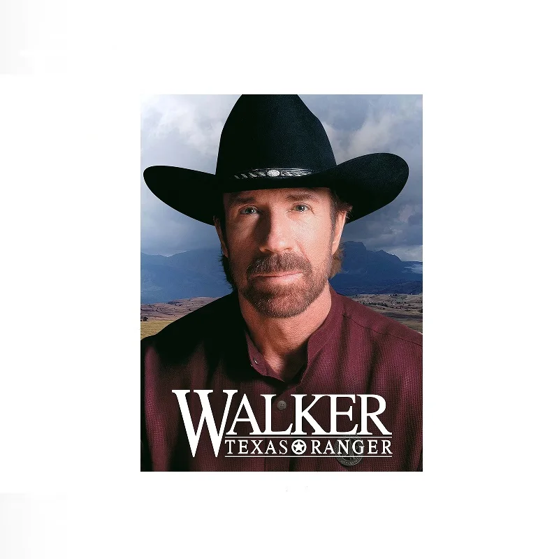 Walker Texas Ranger Movie, Print Art Canvas Poster, For Living Room Decor, Home Wall Picture