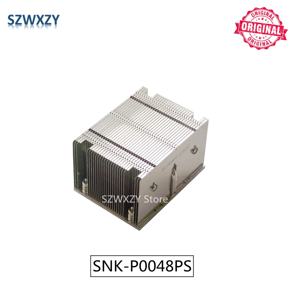 SZWXZY Original SNK-P0048PS X9 X10 2U Passive rectangle Heatsink CPU Cooler Narrow ILM LGA2011 2U Test OK