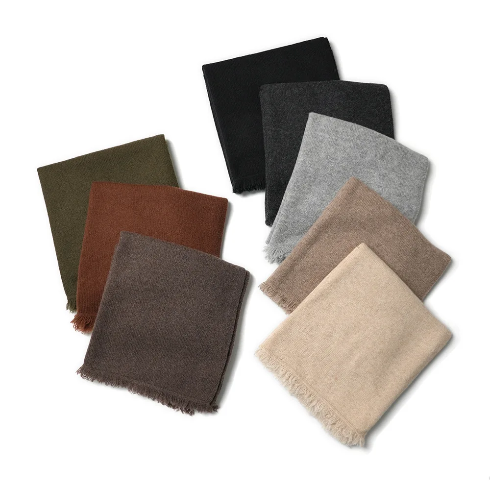 

Кашемировый шарф с бахромой, женские теплые шарфы, шали нейтральных цветов