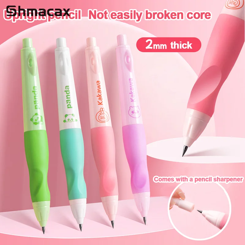 Cute Dolphin 2mm Mechanical Pencils Carpenter Drafting HB Pencil Writing Drawing Sketching Kawaii School Supplies