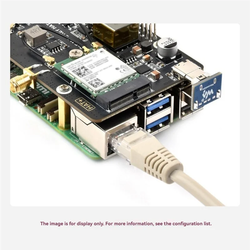 

A45F-For Raspberry Pi 5 Pcie To M.2 E KEY With Poe HAT+ Expansion Board RTL8822CE Dual Band Wireless Network Card For RPI 5