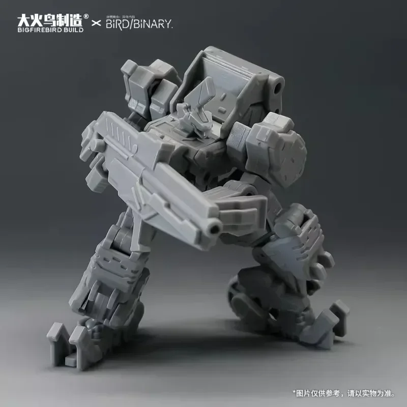 Bigfirebird greyアクションフィギュアのおもちゃ、ビルドバード、バイナリシャドウフォース、bfbシリーズ、組み立てモデル、限定セット