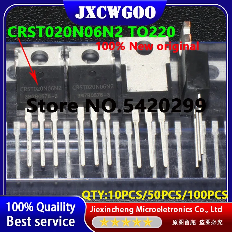 

CRST020N06N2 160A60V MOSFET TO220 CRST020N06 New original Electronic Components Chipset