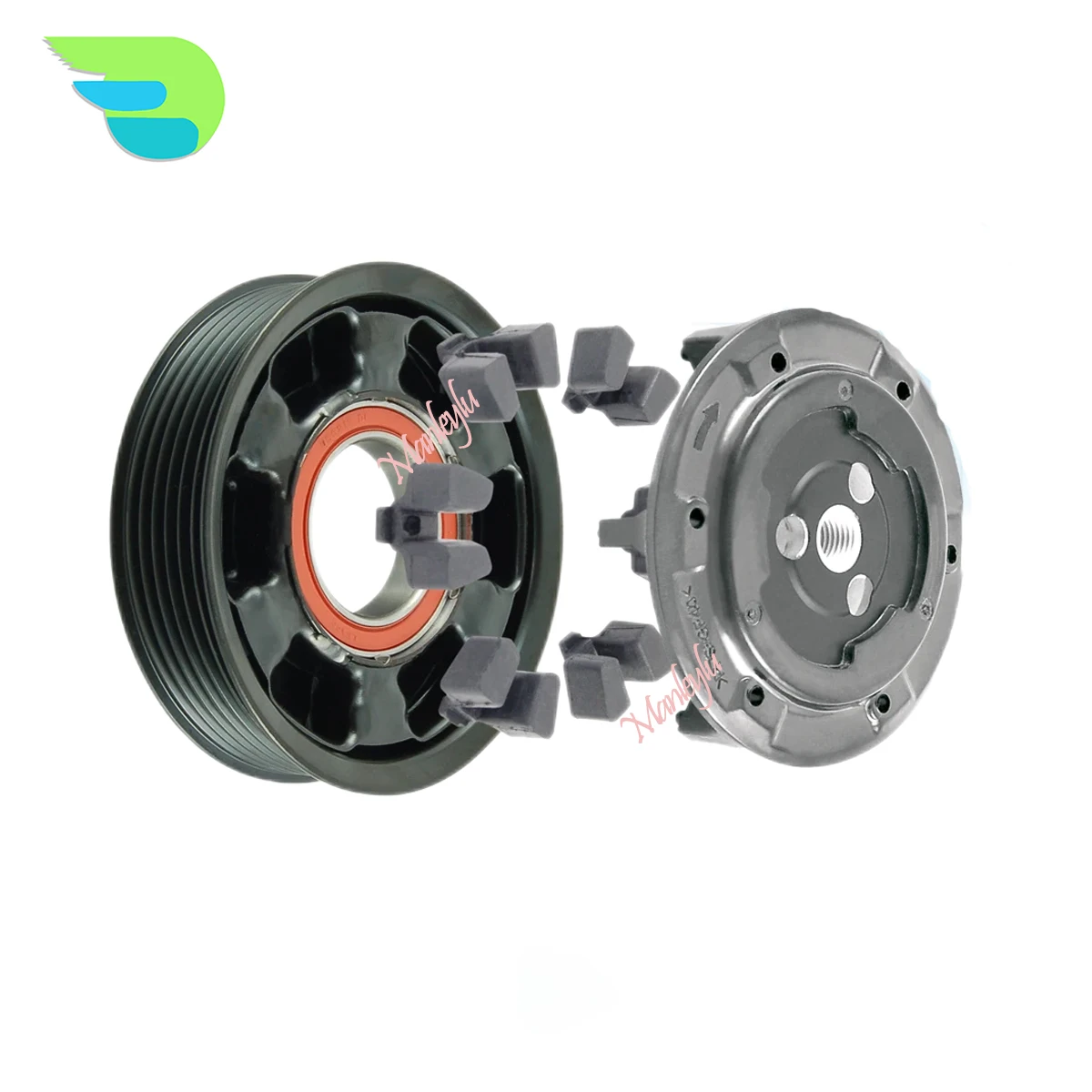 

AC A/C Air Conditioning Compressor Clutch Pulley 7SEU17C FOR LAND ROVER DISCOVERY LR3 LR4 L319 COLOGNE V6 4.0 EFI LR027981
