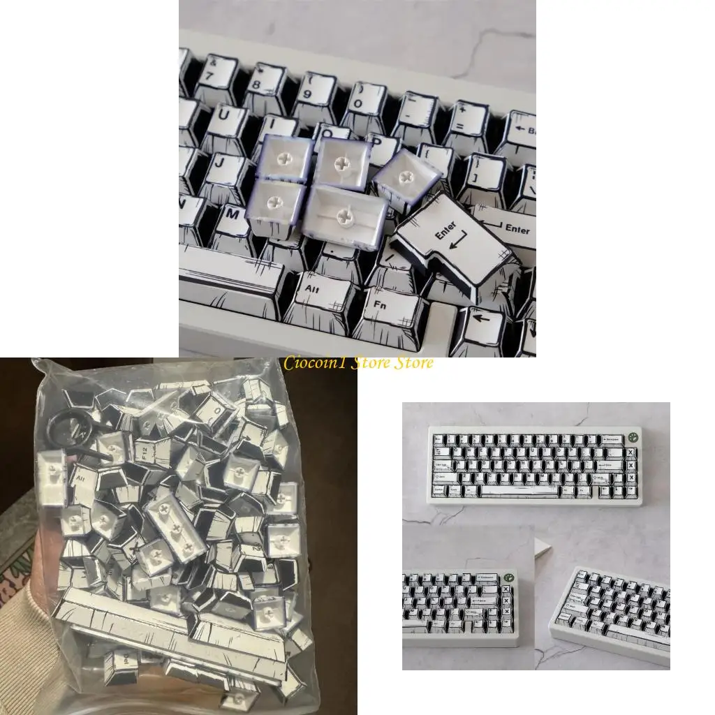 

A3PC Graffiti Keycaps с технологией сублимации тепла исчезают для геймера