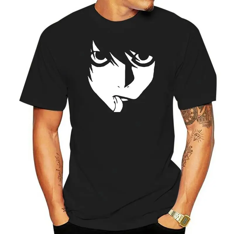 Death Note Inspired T-Shirt Lawliet L Best Detective Anime Fashion Unisex Top 2022 T Shirts For Men Short Sleeve Tee Shirts