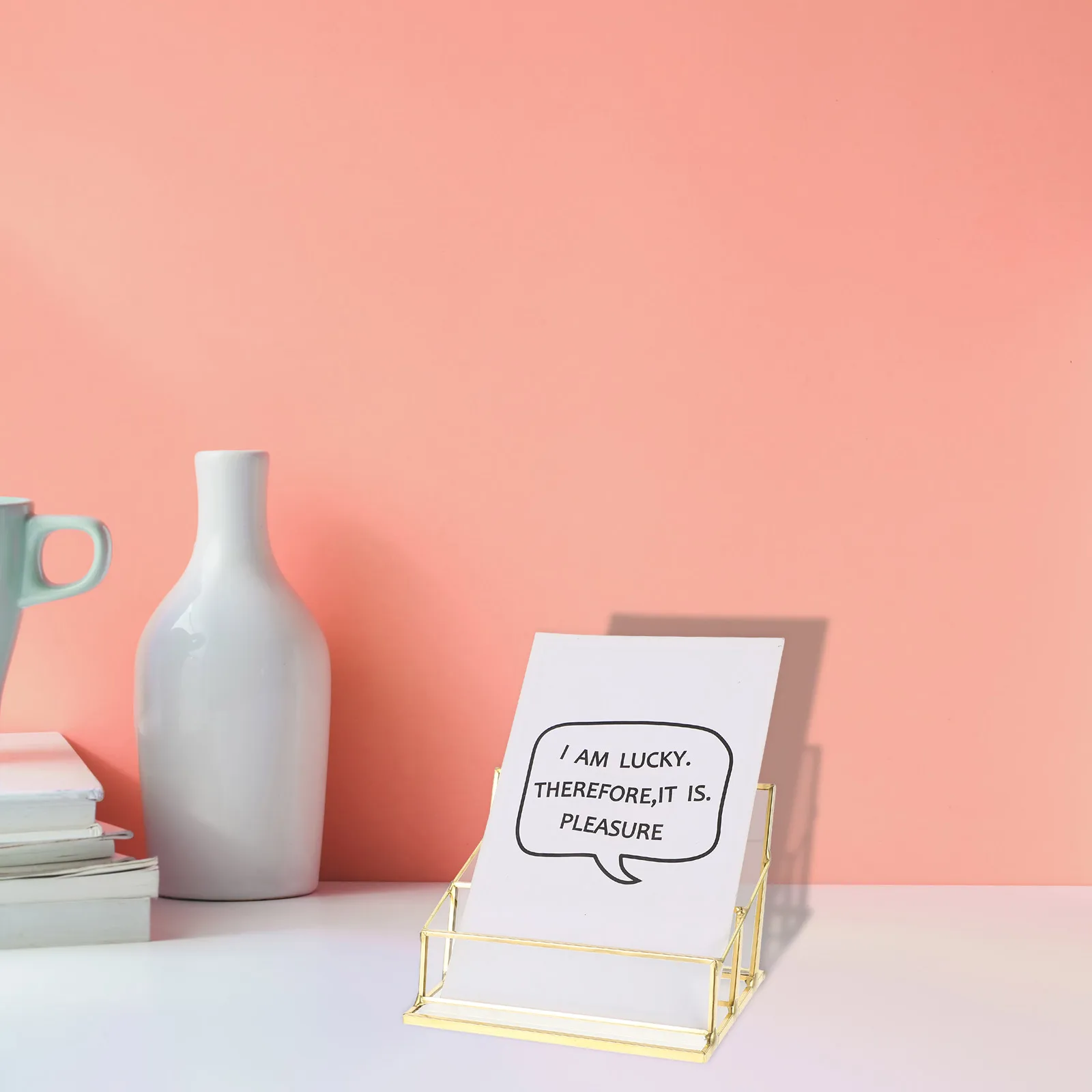 

Work Desk Vertical Card Holder Organizer Display Business Stands Desktop Organizers Name