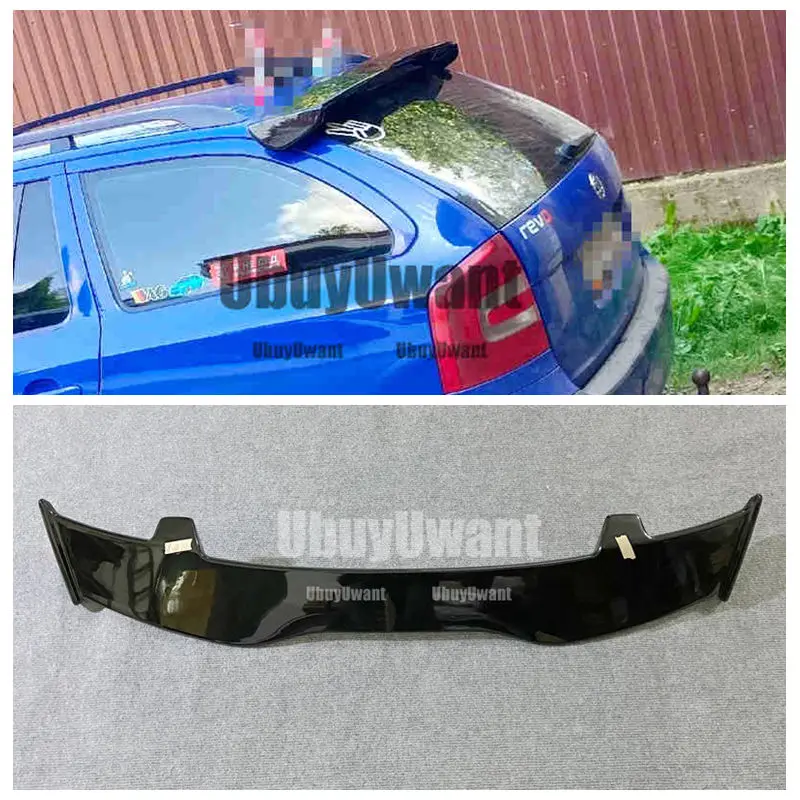 Für Skoda Octavia RS Mk2 & Mk2 Facelift Combi 2005-2013 Fließheck Auto Dach Lip Spoiler Hinten Flügel auto Tuning