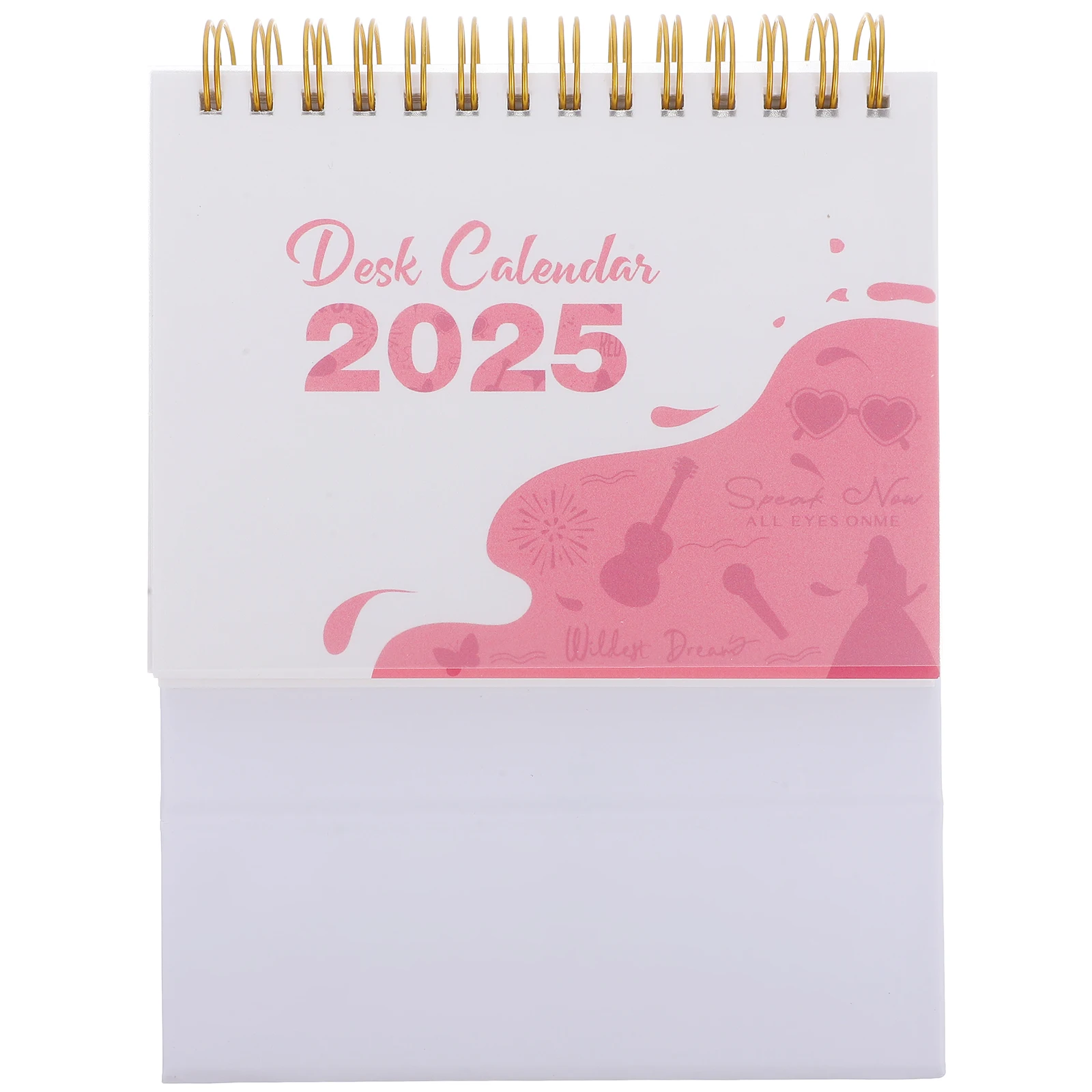 

Mini 2025 Year Standing Desk Calendar of the Snake Planner Small Standing Calendar Stylish Office Art Supplies