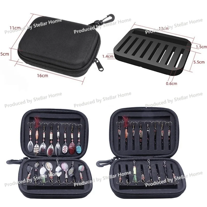 Sequin Bag EVA Luya Fishing Gear Three Hook Storage Box Sequin Bag Bait Bait Fly Hook Sequin Storage Bag