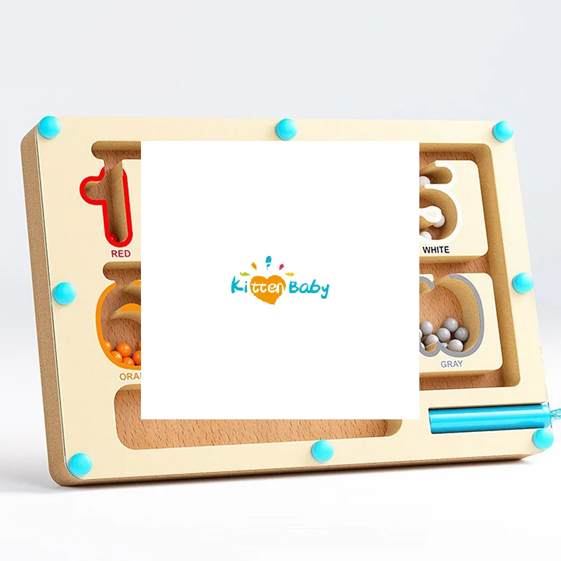 Magnetic Maze Toy With Magnetic Digital Beads For Puzzle Practice And Attention Training Games Strengthens Problem Solving Skill