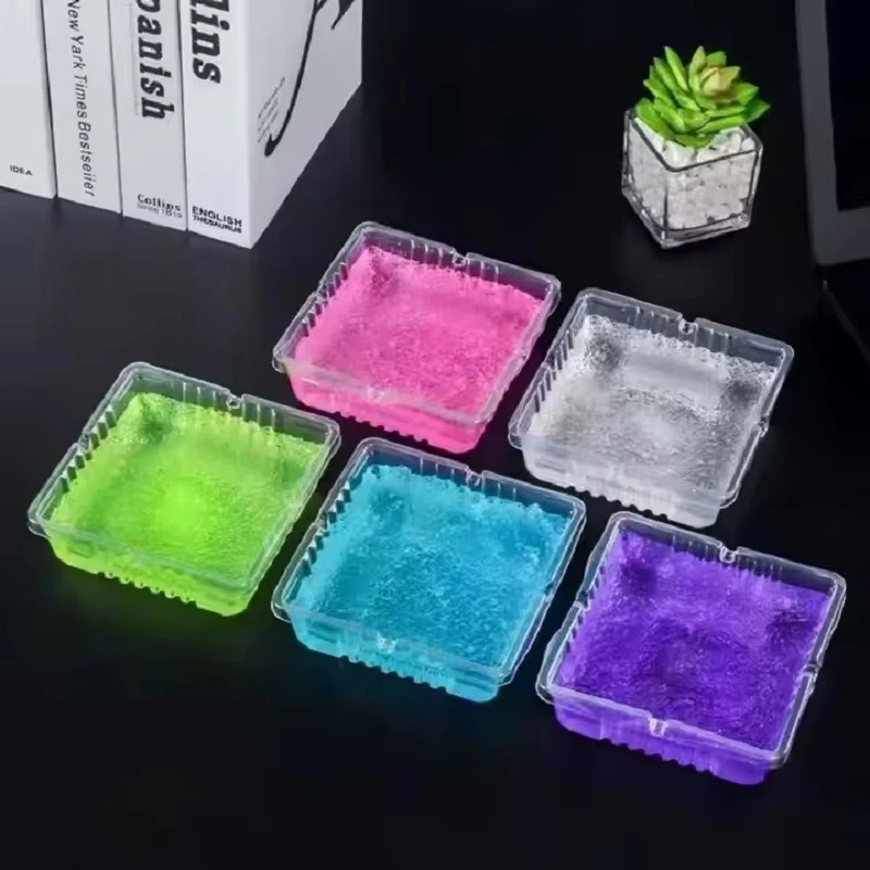 

30/50Pcs Disposable Sweet Smell Sand Ashtray Prevent Ash Remove Odor Water Soluble Film Smokeless Economical Indoor Outdoor