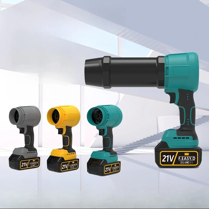 

Electric hair dryer, violent turbofan, mini outdoor lithium battery handheld fan, 130000 high-speed dust removal