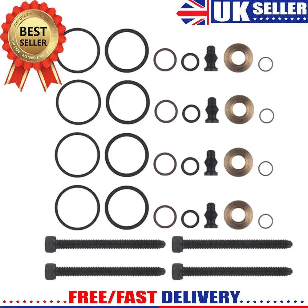 4PCS For Audi PD INJECTOR SEALS KIT & BOLTS FITS BOSCH VW 1.4 TDI 1.9 TDI 2.0 TDI 038198051 1417010997