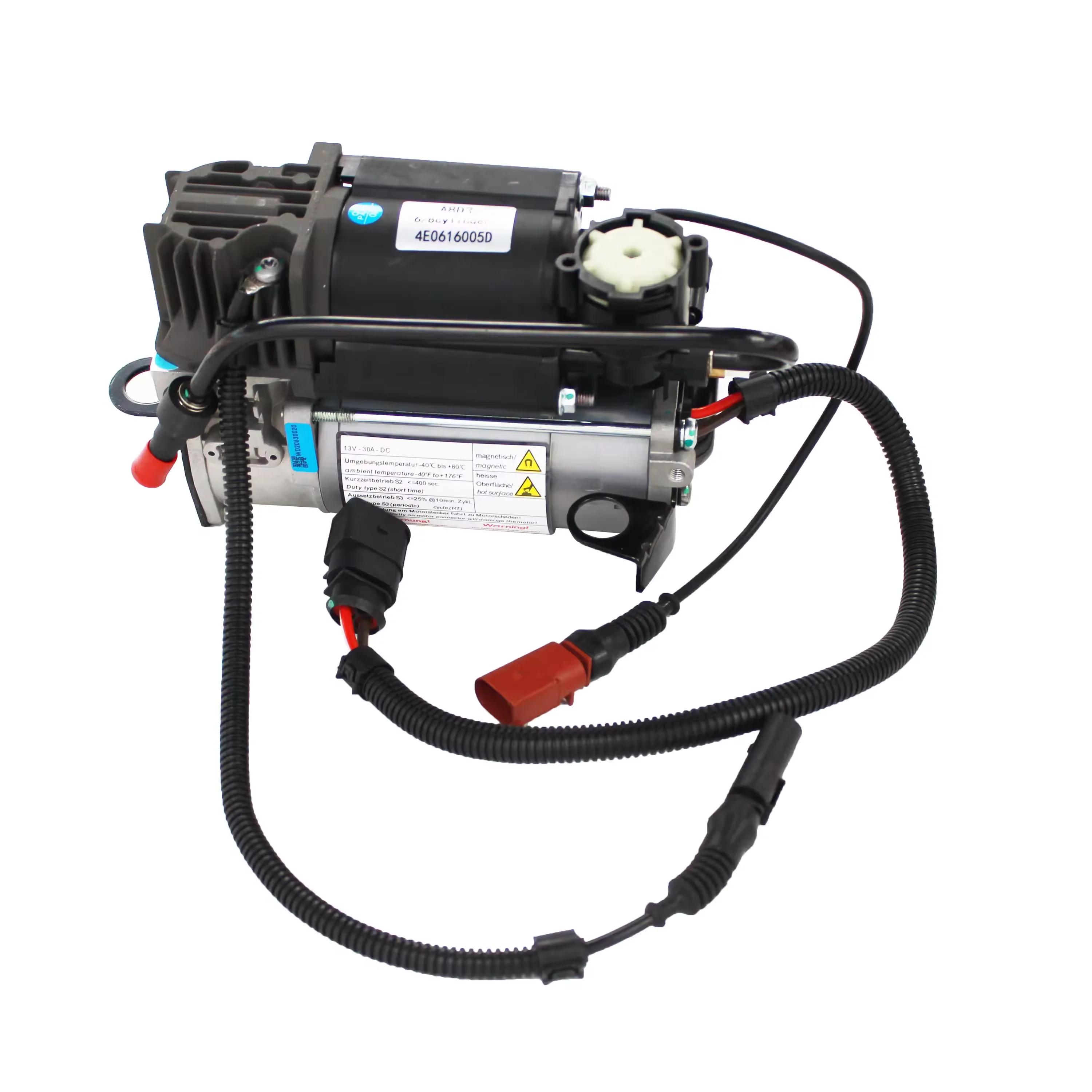 Compressor de suspensão a ar OEM 4E0616007B de alto desempenho para D3 A8 Novo sistema de suspensão de veículo personalizado de alta qualidade