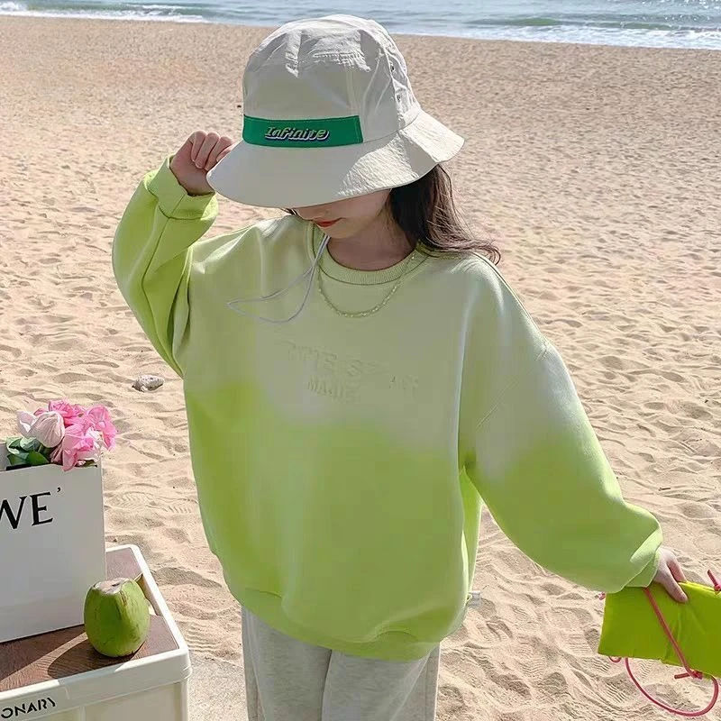 2026 New Girls Pullover Sweatshirt Trendy Kids Autumn Clothing Fashion Top