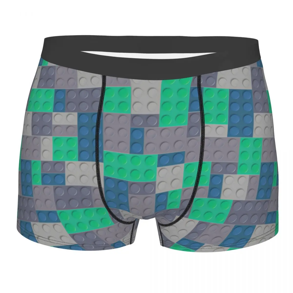 

Красочные строительные блоки на заказ, нижнее белье для патронов, мужские дышащие трусы-боксеры, шорты, мягкие сексуальные трусы для Homme