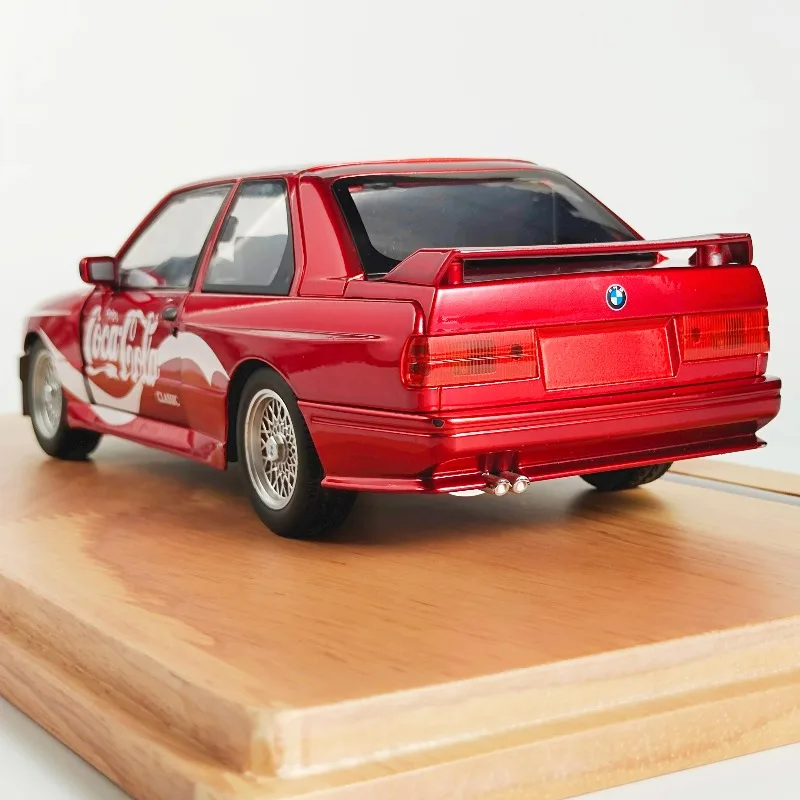 Coca Cola 1:24 BMW M3 E30 1988 Mazda RX7 Supercar Diecast Alloy Model Car Metal Mother Kids Mini GT Classic Ornament Present Boy