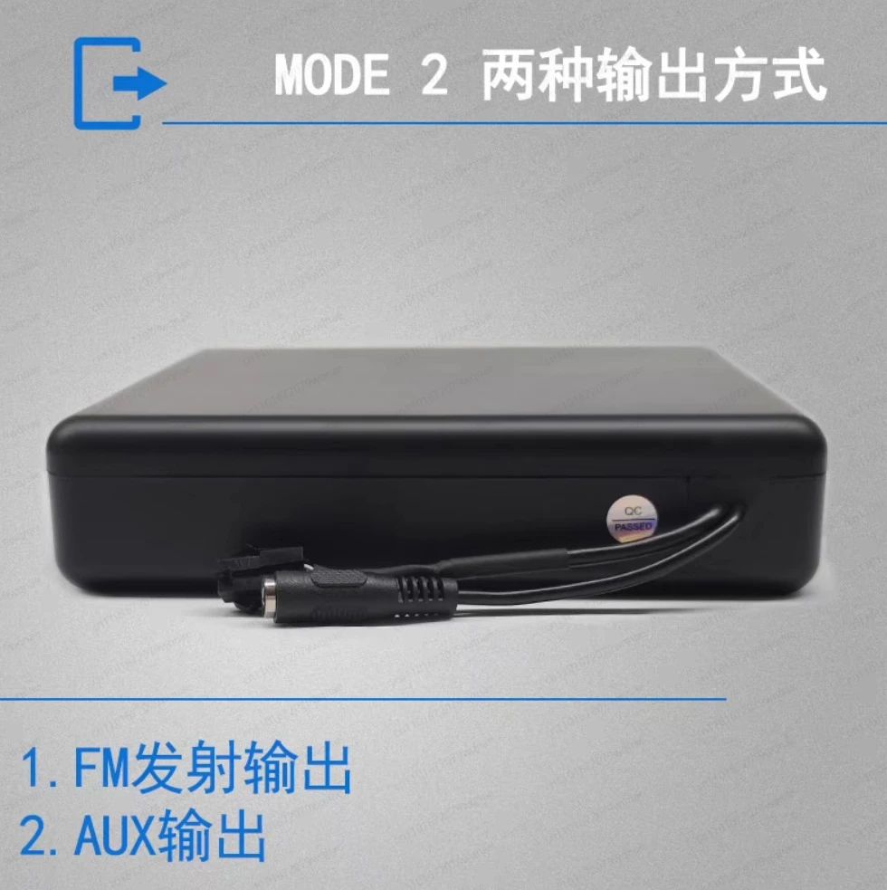 HiFi External Car CD Player, Lossless Audio with USB & WAV Output for High Quality Sound