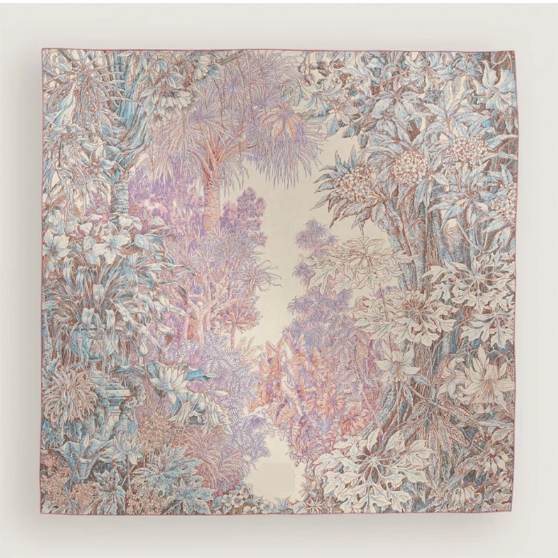 Original Prmo Botanical Garden Camere awl 40 Silk Warmth Women's Scarf Versatile Autumn Winter Spring Summer Faion ...