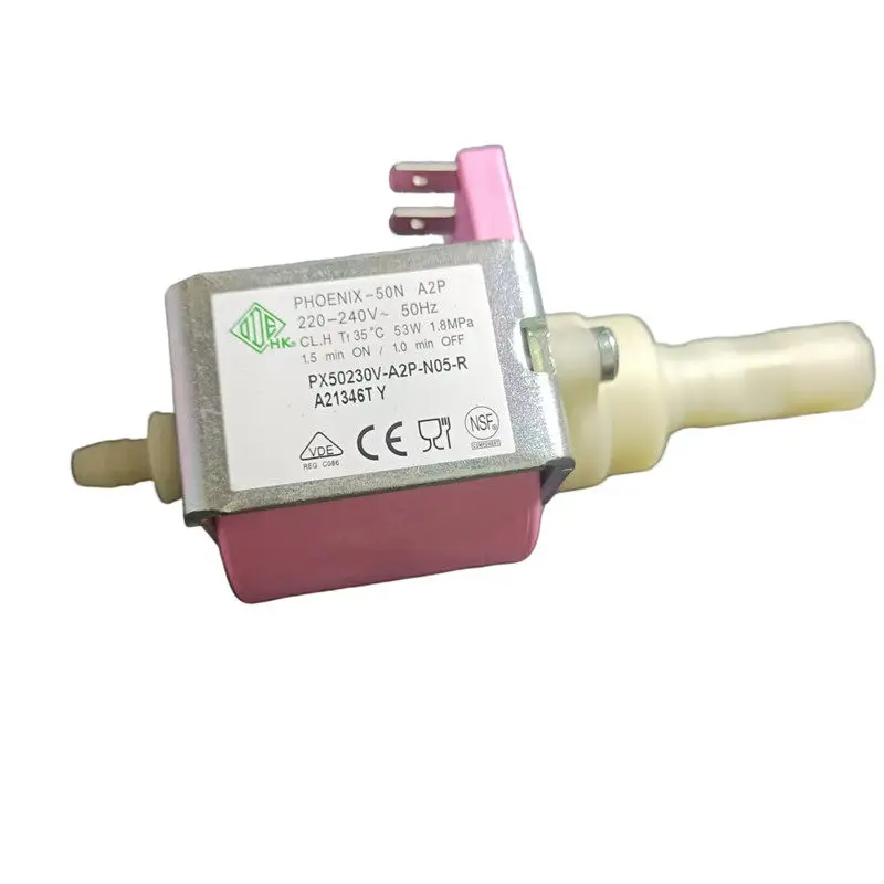 220V-240V 53W Electromagnetic Pump, Self-Priming High Pressure Mini Water Pump, Plunger Diaphragm Pump for Irrigation Cleaning