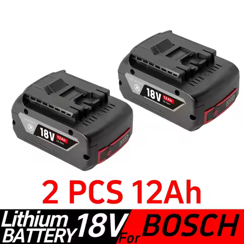 NEW For Bosch 18V battery, 8Ah/12Ah high-capacity battery, compatible with Bosch BAT622G BAT609 series battery GDS tool wrench