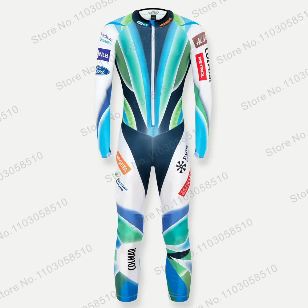 Performance GS MEN Race Suit Winter Flange Jumpsuits One Piece Ski Suits Snowboard Jumpsuit Sport Non-Padded