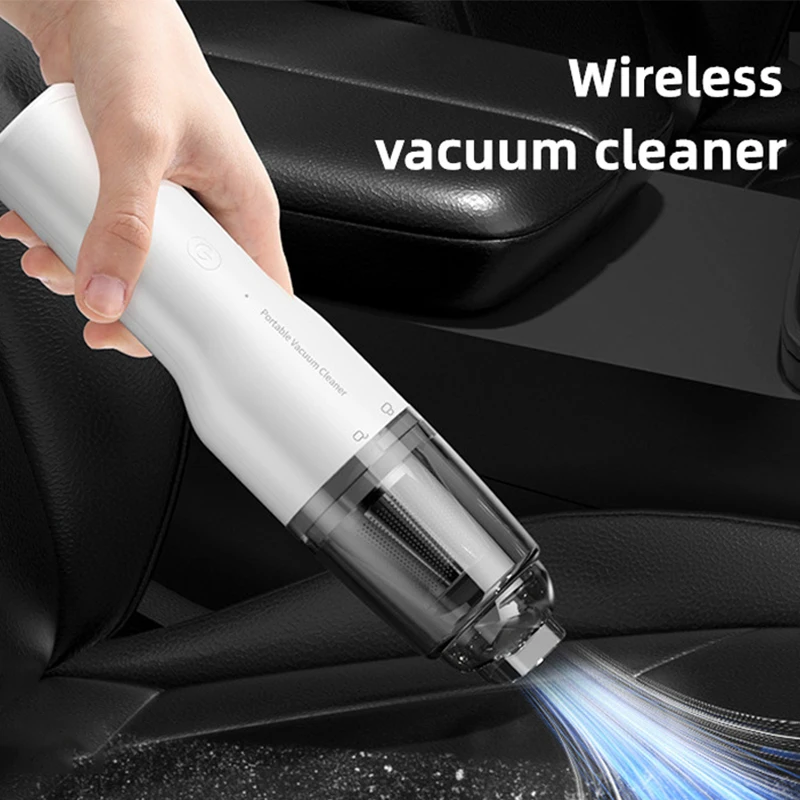 XIAOMI Wireless Car Vacuum Cleaner Portable Handheld Vacuum Cleaner for Home Car Dual Use USB Charging 12000Pa Dust Catcher