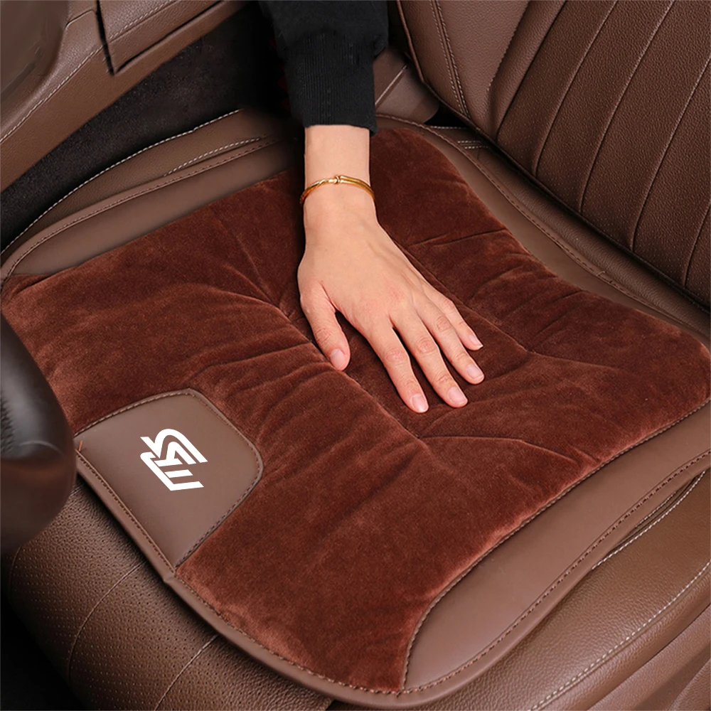 Flannel Car Seat Cushion Winter Warm Anti Slip Rear Seat Breathable Pad For Mazda 2 6 3 5 MS Atenza Demio RX7 CX8 CX9 Axela 323