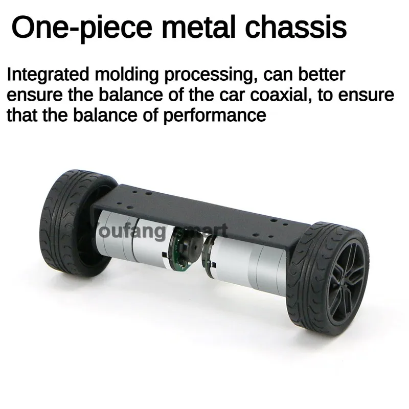 Robot de autoequilibrio 2WD, Motor codificador de coche de 2 capas, ajuste PID de coche, Robot de carro LQR, Kit DIY, Robot de equilibrio programable