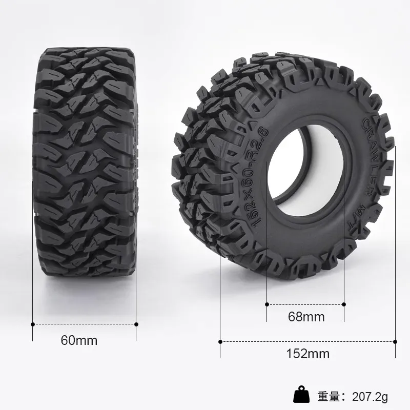 2.6-inch climbing car tire upgrade and modification 1:7 MKO7 1:8 CROSSRC easy control H8H heading west UT4 RBX10