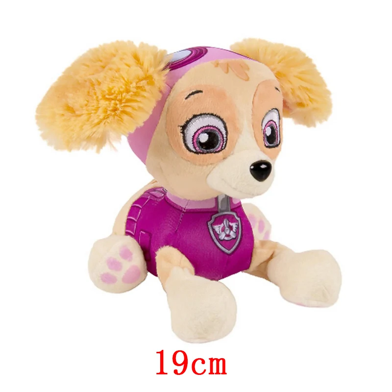 Paw Patrol Plüschtier Actionfigur Ryder Marshal Zuma Everest Cartoon Modell Zwei Haltungen Plüschtier Kindergeburtstag Party Gif