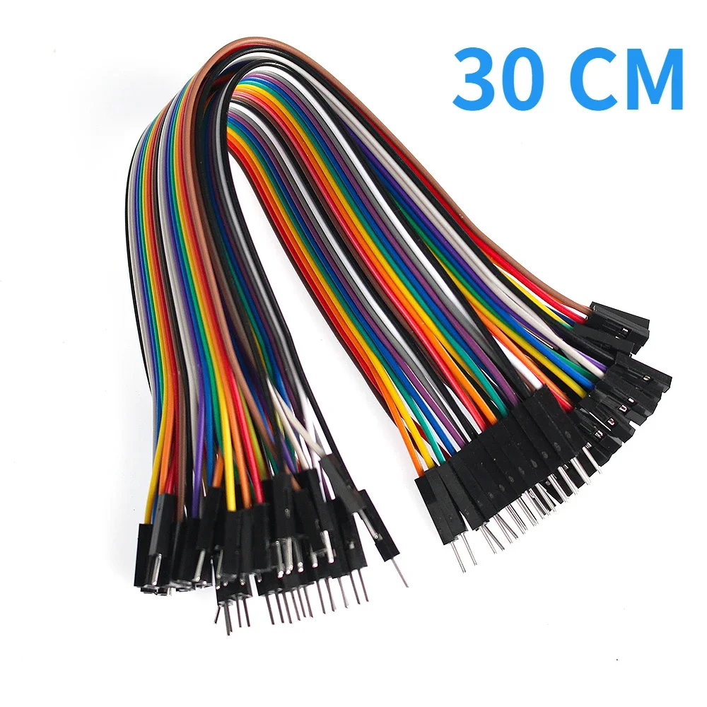 Dupont Wire 20pin Male to Female, 20pin Male to Male, 20pin Female to Female Breadboard Jumper Ribbon Cables Kit for Arduino