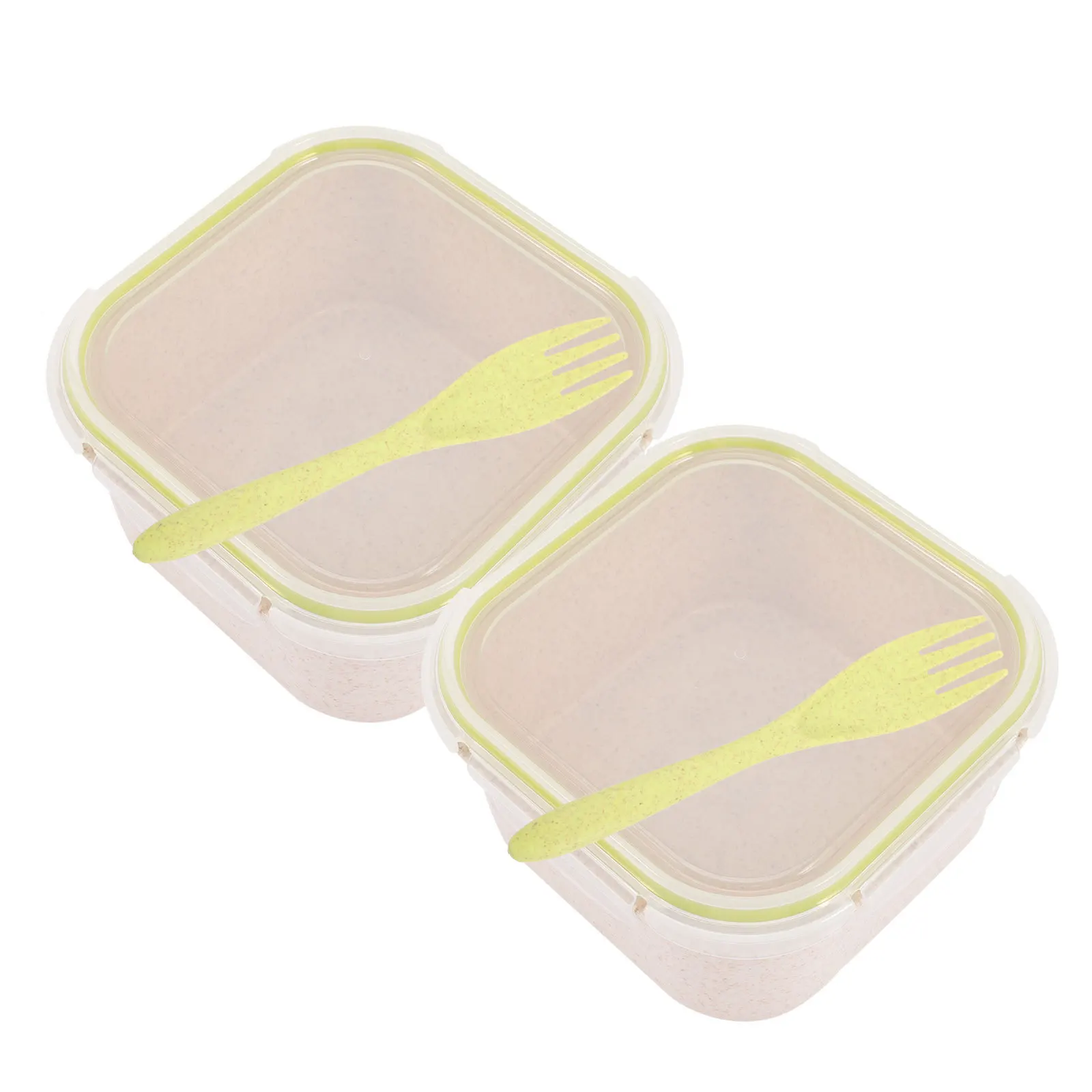 

2Pcs Food Storage Boxes Freezer Safe Crisper Containers Sealed Lid Refrigerator Fruit Vegetable Keep Food Storage