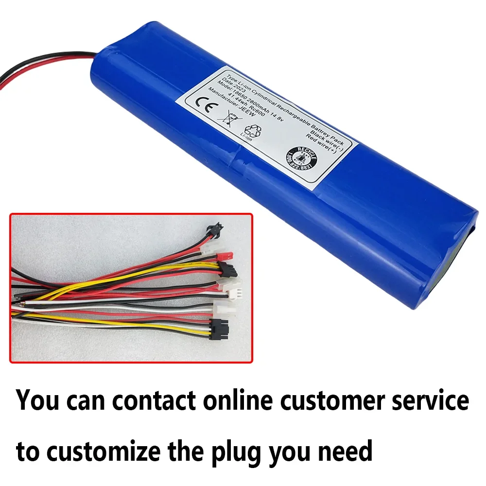 New 14.8V 2800mAh 4S1P Li-ion Battery Good Quality For CECOTEC Conga 3290 3390 3490 3590 3690 3790 3890 Robot Vacuum Cleaner