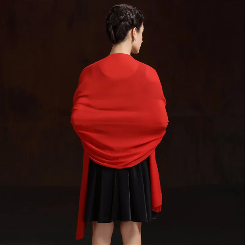 Pure Color Women Shawls Wraps for Evening Dresses Bridal Bridesmaid Wedding Bolero Shawl Lady Party Capes Decoration Scarf